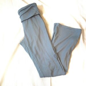 Free People Movement Never Better Fold Over Leggings - Baby Blue - Small